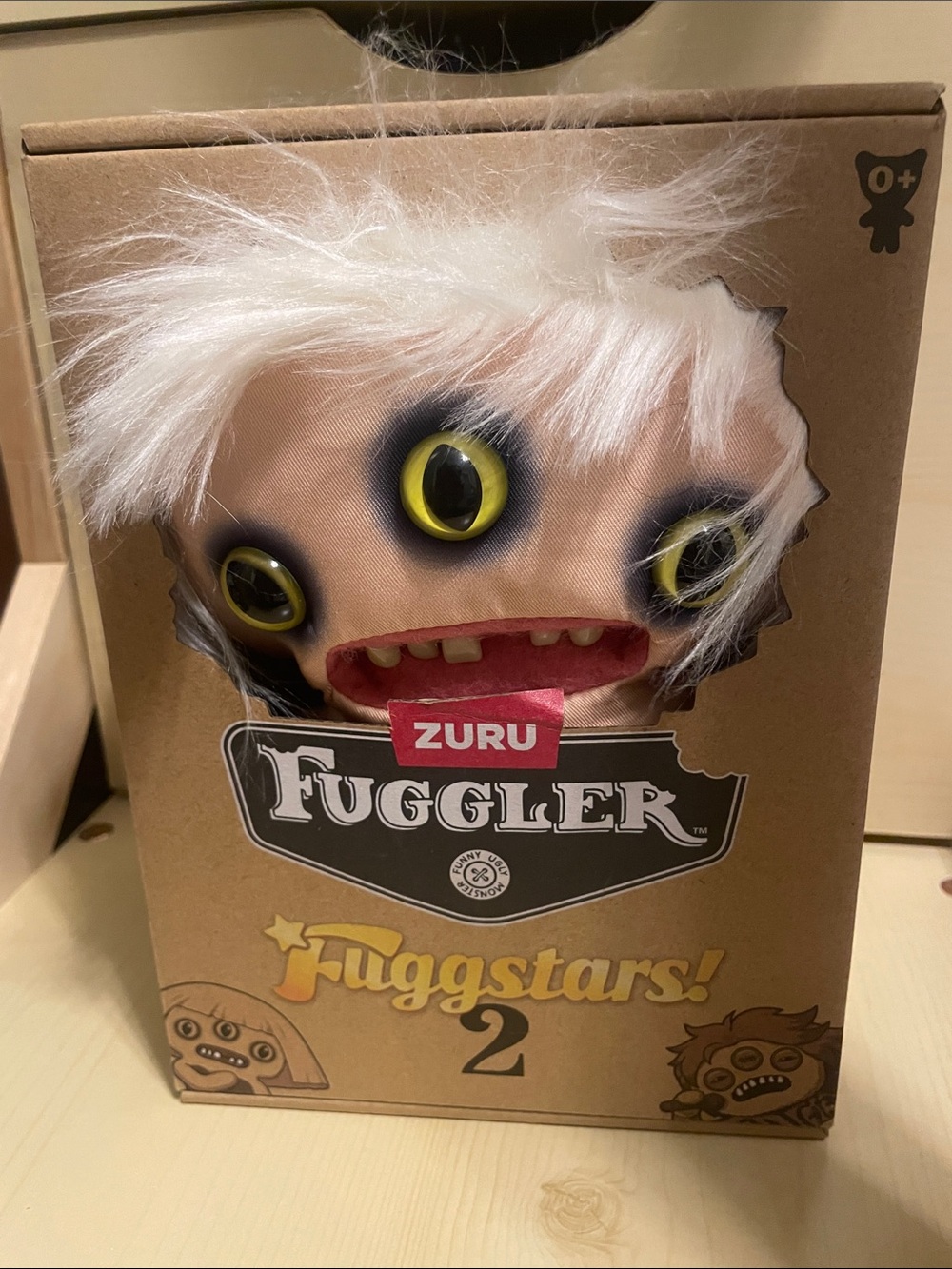 ZURU Fuggler Plush Toy - White Hair with Yellow Eyes